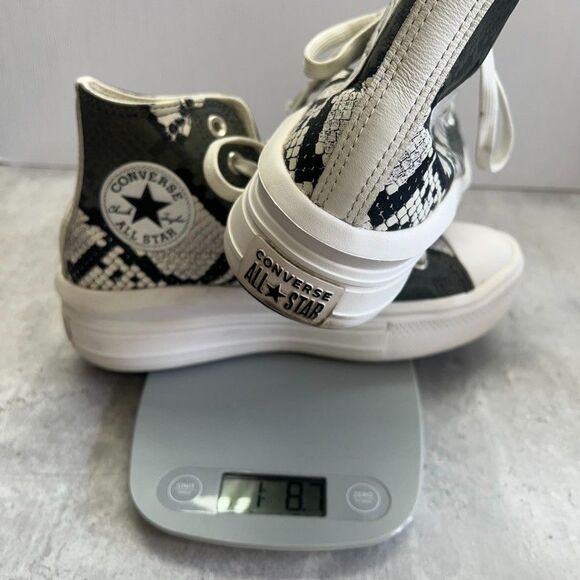 Converse Chuck Taylor All Star Move Platform Authentic Glam Black Shoe Size 8.5 - Picture 12 of 12